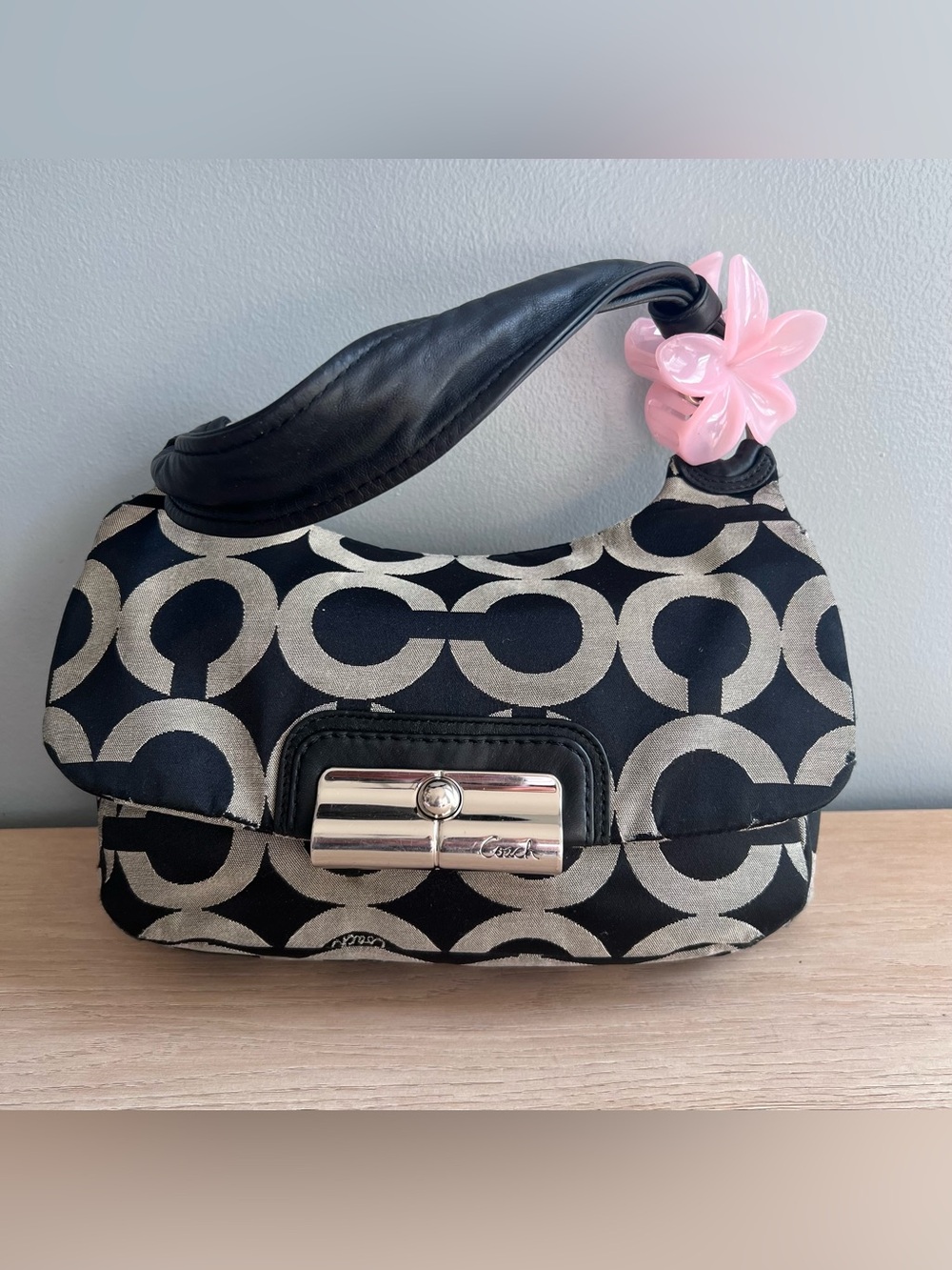 Coach Kristen Op Art Hobo Bag - Picture 1 of 7